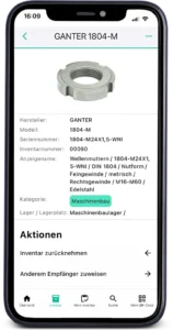 Beispiel Bilder der Anwendung Inventory ONE