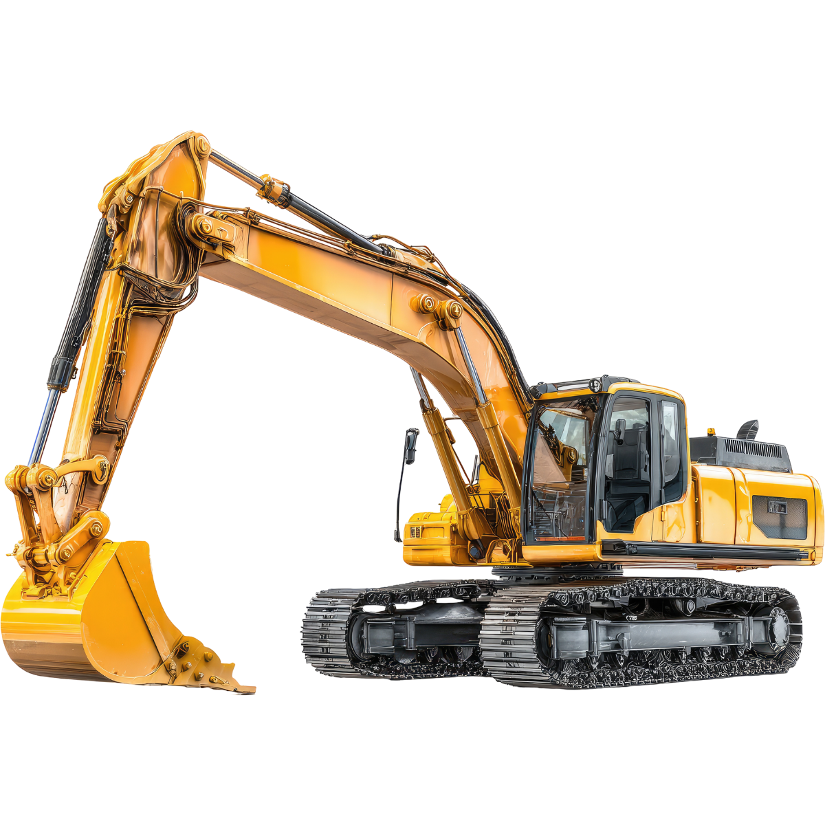Inventory management construction excavator