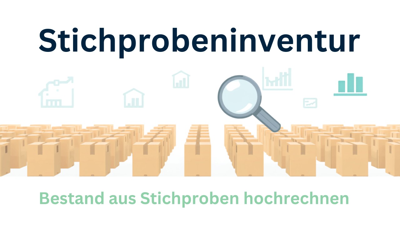 Stichprobeninventur – Lagerbestand aus einer Stichprobe hochrechnen