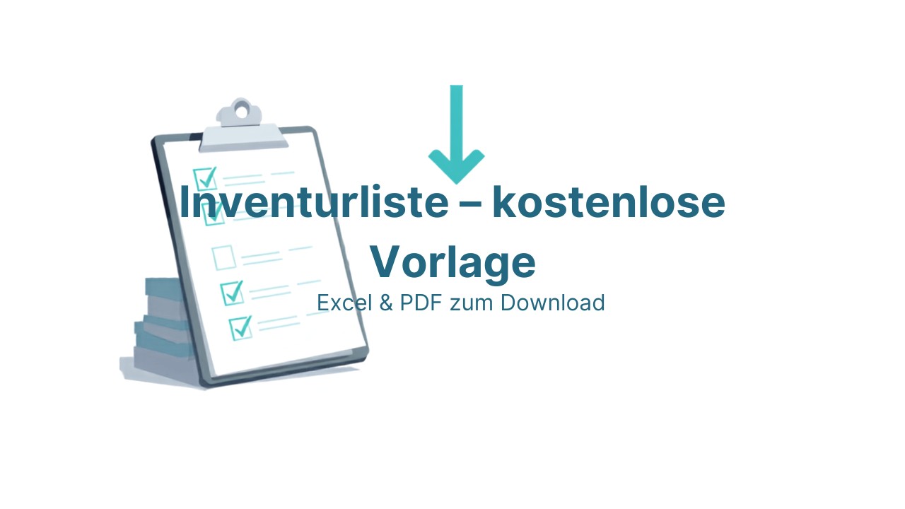 Inventurliste-Vorlage – kostenlos als Excel und PDF
